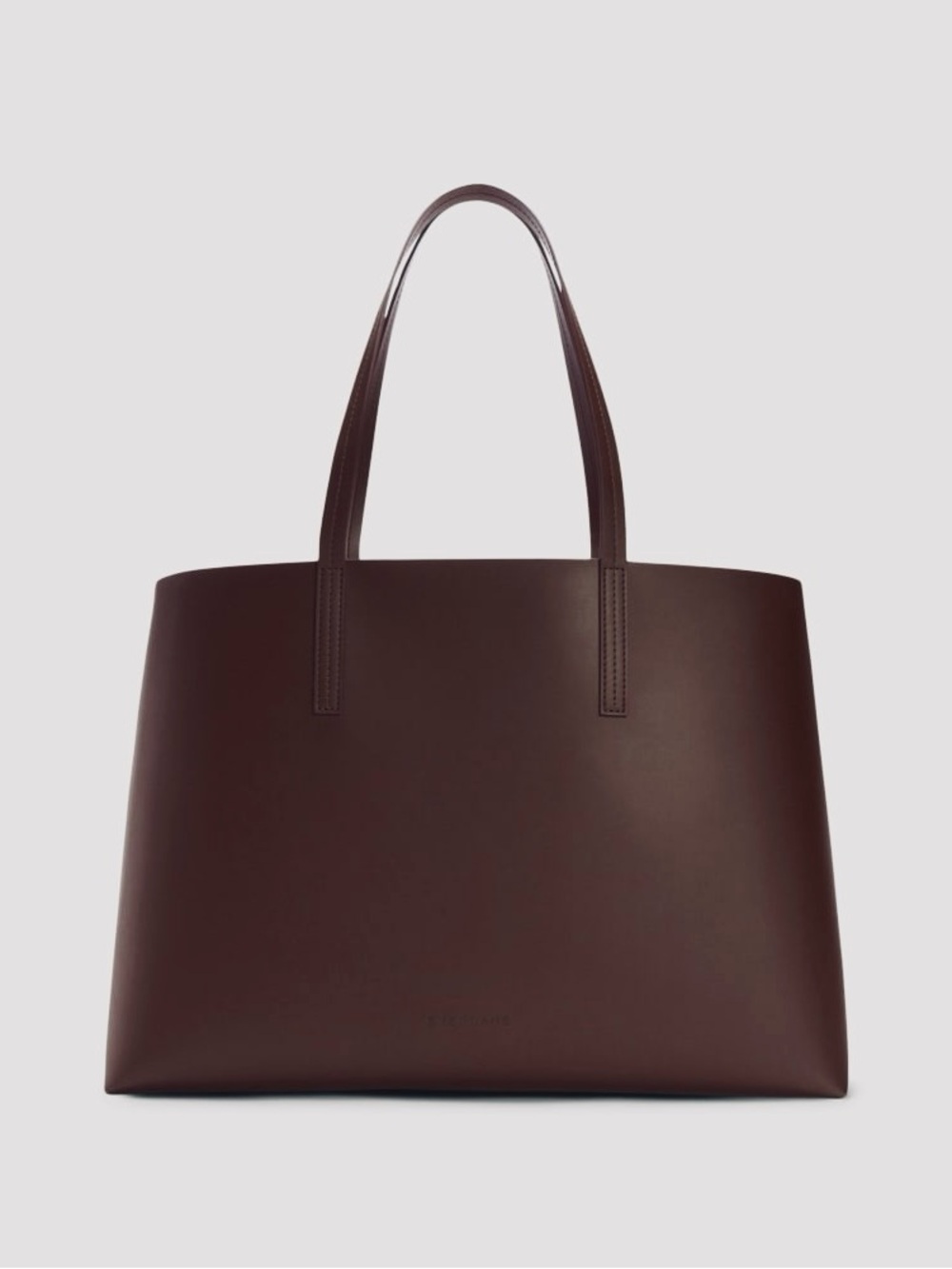$275 Everlane Made in Italy Dark Brown The New Day Market Tote Bag XL Size - Picture 2 of 15